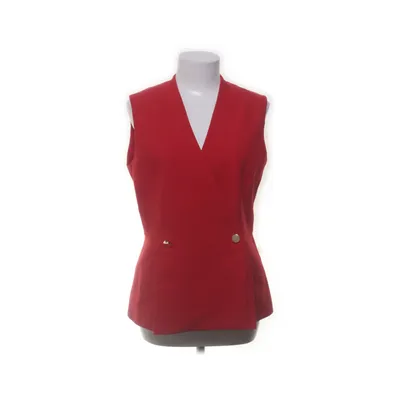 Kostuumgilet (Rood) van Zara Polyester, Viscose, Elastaan