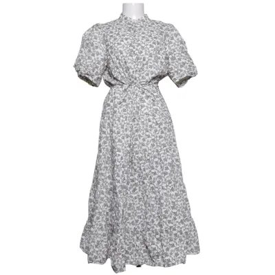 Skjortklänning (Vit, Flerfärgad) från H&M Bomull