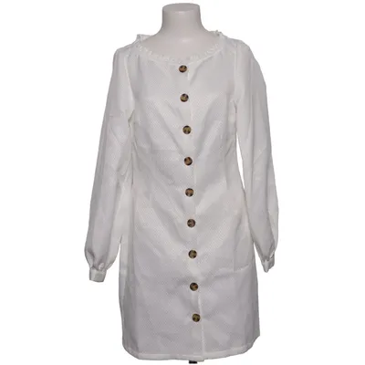 Jurk (Wit) van Misslisibell x NA-KD Polyester