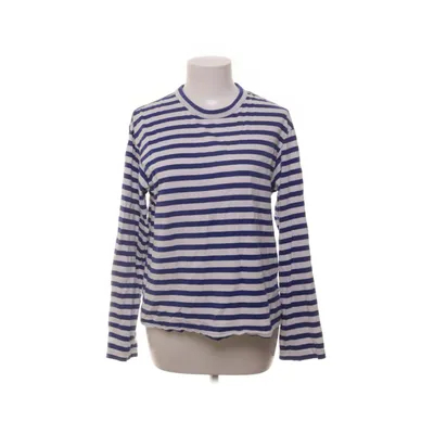 Long sleeve T-shirt (Blue, White) from Arket Cotton