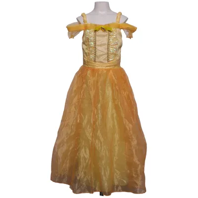 Fancy dress (Yellow, Orange) from NNJXD Cotton, Polyester
