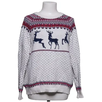 Julesweater (Hvid, Blå, Rød) fra L.O.G.G by H&M Alpacauld, Bomuld, Polyamid, Viscose