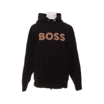 Huvtröja (Svart) från Boss Bomull, Elastan