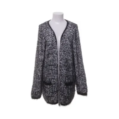 Cardigan (White, Black) from Fiora Blue Acrylic, Polyamide, Polyester