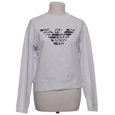 Sweatshirt (White, Black) from Giorgio Armani Cotton, Elastane, Polyester