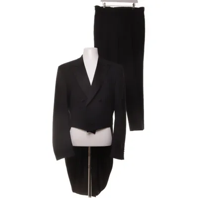 Rokkostuum jas (Zwart) van Royal Black Polyester, Wol