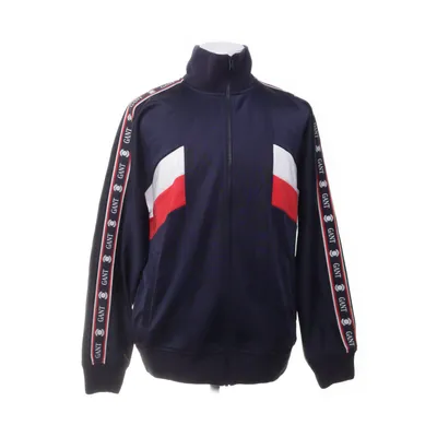 Trainingsjack (Blauw) van GANT Katoen, Elastaan