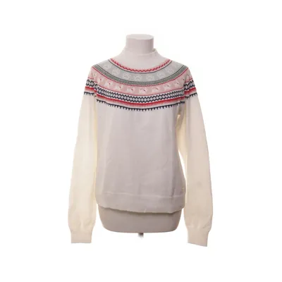 Sweater (White, Multicolored) from Holly & Whyte by Lindex Acrylic, Cotton, Polyester, Wool, Viscose