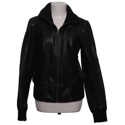 Læderjakke (Sort) fra Vero Moda Denim Læder, Polyester