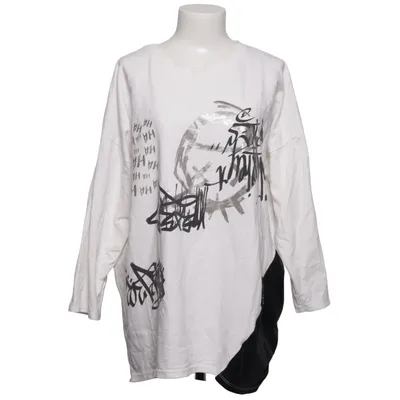 Långärmad t-shirt (Vit, Svart) från New Style