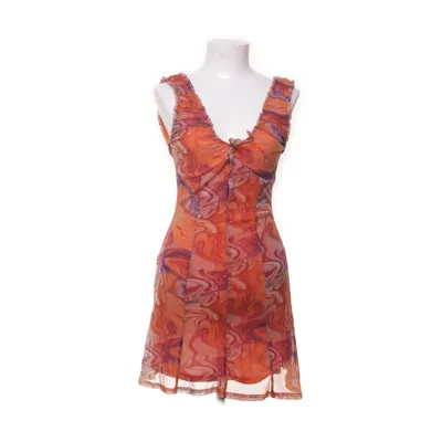 Jurk (Oranje, Meerkleurig) van Urban Outfitters Nylon, Polyester