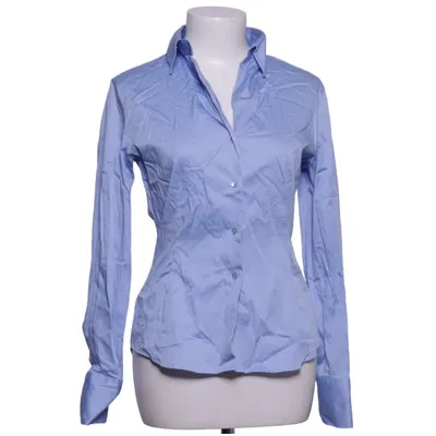 Shirt (Blauw) van Naracamicie Katoen, Elastaan