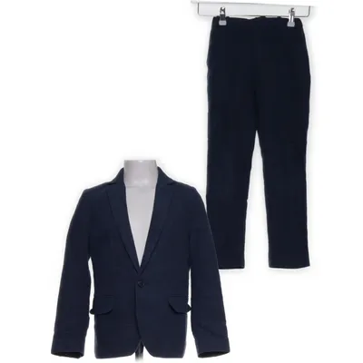 Kostym (Blå) från H&M Bomull, Linne, Polyester