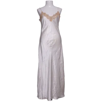 Nachtkleid (Weiß, Beige) von Lady Avenue Seide