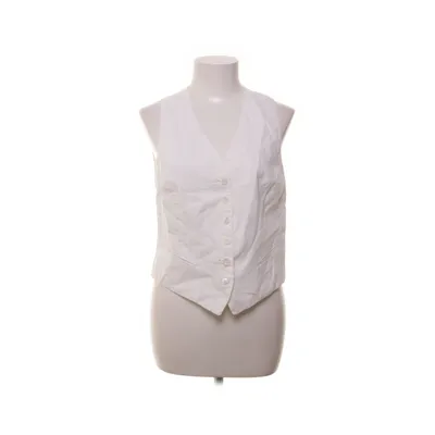 Suit vest (White) from Newhouse Acetate, Linen