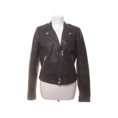 Biker jacket (Black) from Jofama Polyester, Leather, Viscose