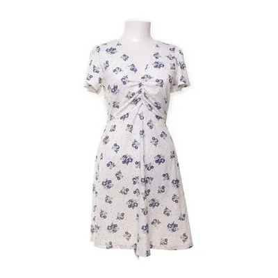 Jurk (Wit, Meerkleurig) van NLY Trend Elastaan, Polyester