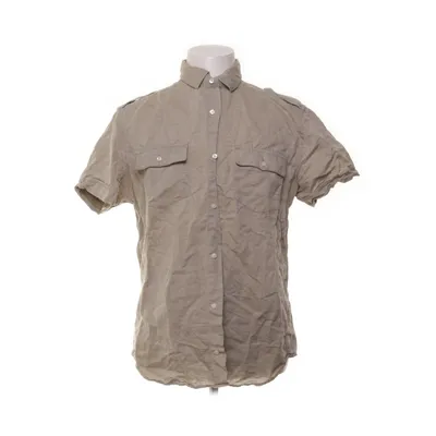 Korte mouwen shirt (Groen) van Riley Katoen, Linnen