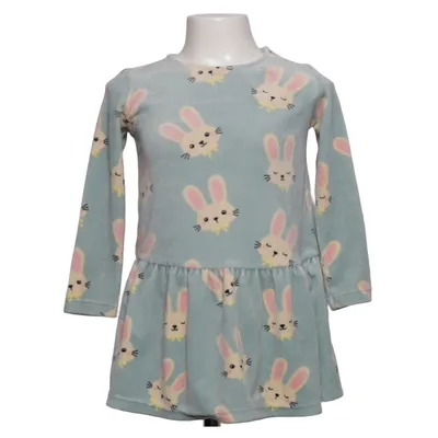 Dress (Blue, Pink, White) from Lindex Kids Elastane, Polyester