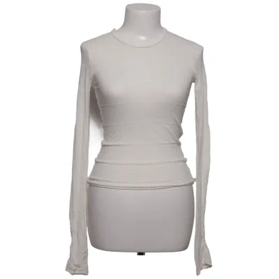 Langærmet t-shirt (Hvid) fra Hugo Boss Viscose, Uld