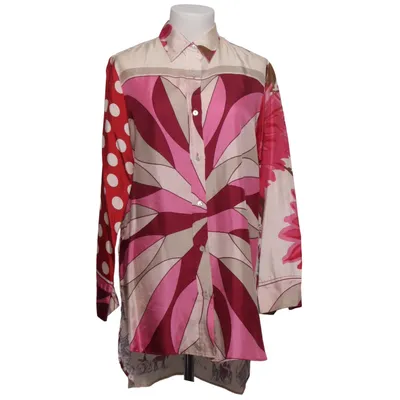 Blouse (Pink, Red, Beige, Multicolored) from Parosh Elastane, Silk