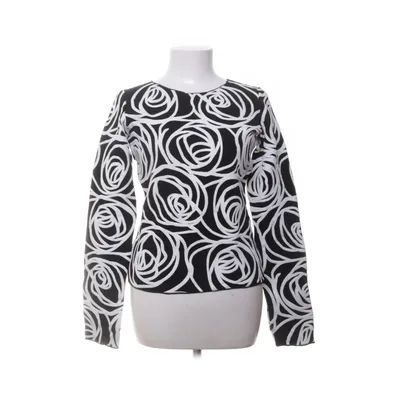 Sweater (Black, White) from Giorgio Armani Elastane, Nylon, Viscose