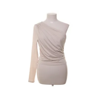Top (White, Beige) from H&M Modern Classic Polyester, Elastane