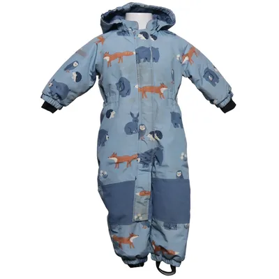 Overall (Blå, Flerfärgad) från Lindex Baby Polyester