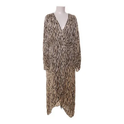 Wrap dress (Beige, Black) from Second Female Viscose