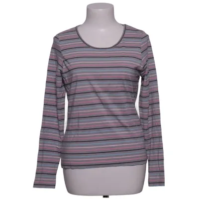 T-shirt à manches longues (Gris, Multicolore) de Alain Manoukian Coton, Élasthane, Polyester
