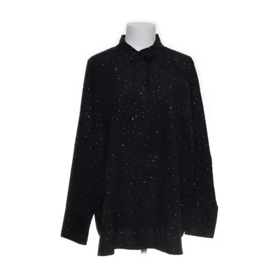 Skjorta (Svart, Vit) från Zizzi Bomull, Återvunnen polyester