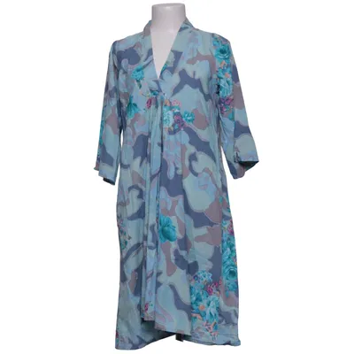 Robe (Bleu, Multicolore) de Agencies Turquoise Coton