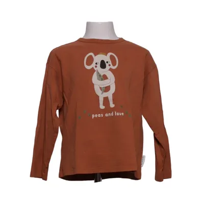 Lange mouwen shirt (Bruin) van Minories Katoen