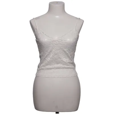 Crop top (Wit) van Divided by H&M Elastaan, Polyester