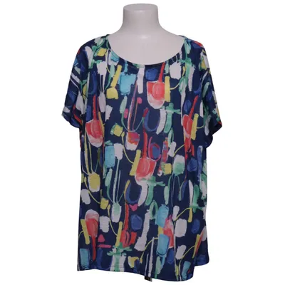 Top (Blue, Multicolored) from Paprika