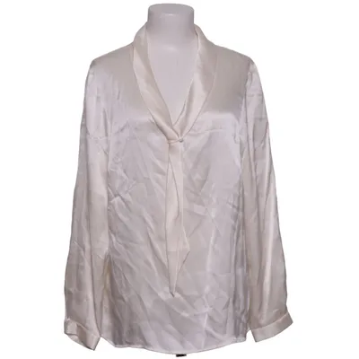 Blouse lavallière (Blanc) de Uta Raasch Soie