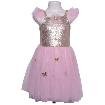 Jurk (Roze, Goud) van Great Pretenders Elastaan, Polyester