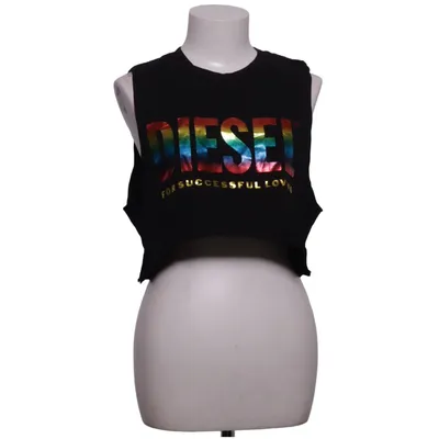 Crop top (Black, Multicolored) from Diesel
