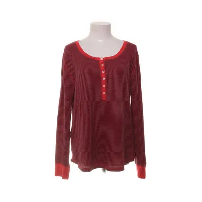 Henley shirt (Red) from Old Navy Cotton, Elastane, Polyester