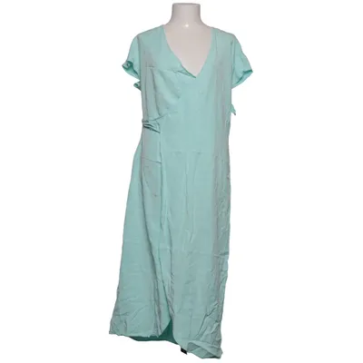 Wrap dress (Turquoise) from & Other Stories Lyocell, Linen, Polyamide