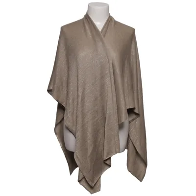 Poncho (Beige, Goud) van Åhléns Acryl, Polyester