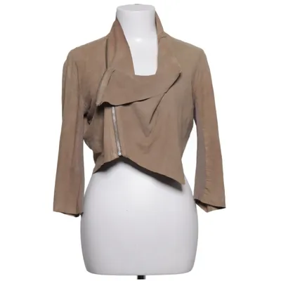 Bikerjacka (Beige) från Twinset Päls, Skinn