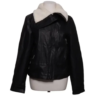 Shearling jas (Zwart) van Timeout Polyurethaan