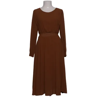 Maxi jurk (Bruin) van Melitea Elastaan, Polyester, Viscose