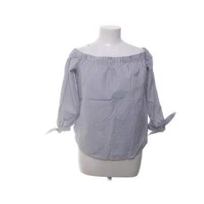 Blus (Vit, Blå) från Abercrombie & Fitch Bomull