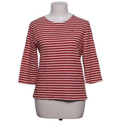 Langærmet t-shirt (Rød, Hvid) fra Tommy Hilfiger Jeans Bomuld