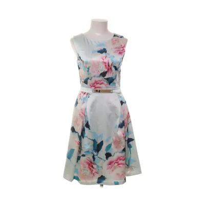 Klänning (Vit, Flerfärgad) från Yumi Bomull, Elastan, Polyester