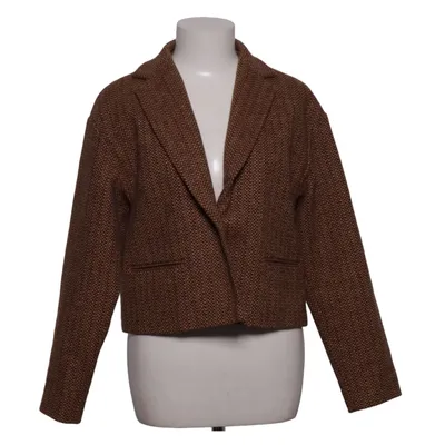 Blazer (Brown) from Hessnatur Silk, Wool