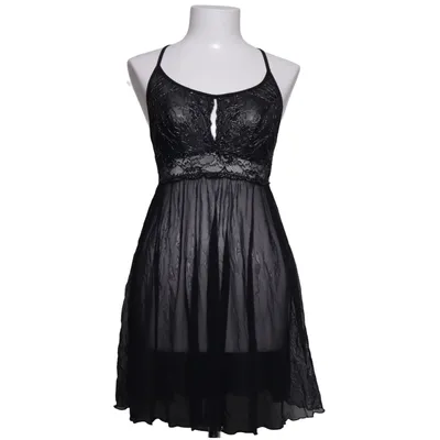 Negligé (Zwart) van Manguun Elastaan, Polyamide, Polyester, Viscose