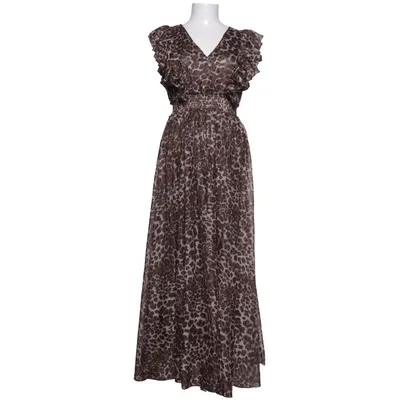 Klänning (Brun, Vit, Svart) från Buch Copenhagen Bomull, Polyester